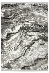 Dywan Exclusive 100 grey/black Szary Czarny Beż Marmur