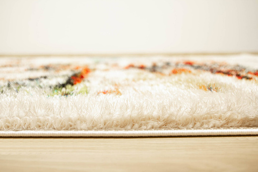 Dywan Shaggy Puffy P643 Beige/Yellow Abstrakcja