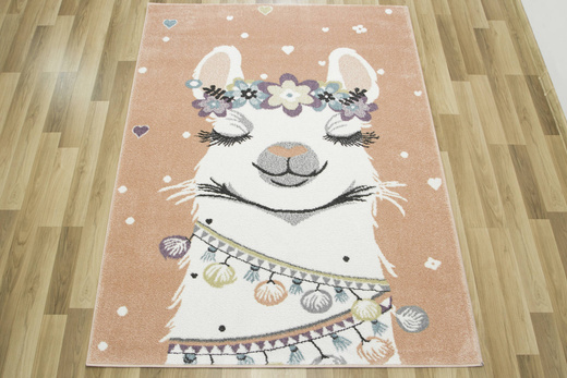 Dywan Dziecięcy Lima C882A rose/cream Róż Krem Lama