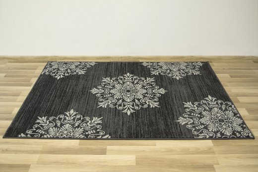 Dywan Aladin 513667/56922 d.grey Ornament Ciemny Szary