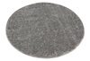 Dywan Okrągły Shaggy Antypoślizgowy Malmo Szary