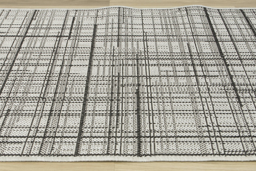 Antypoślizgowy Chodnik 19171/08 grey Szary Kratka szerokość 80 cm