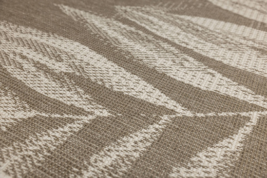 Dywan Dwustronny Sznurkowy Brussels 205768/10620 linen Jasny Beż Krem Liście Outdoor