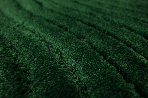 Dywanik Łazienkowy Antypoślizgowy Sara Dark Green Butelkowa Zieleń Fale