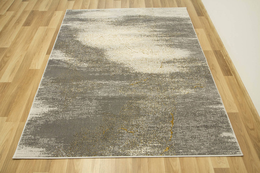 Dywan Dywilan Stylish HE410 l.grey Szary Złoty Marmur
