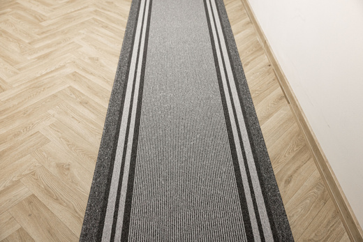 Chodnik Colorado 5428 Szary Antracyt Pasy szerokość 80 cm