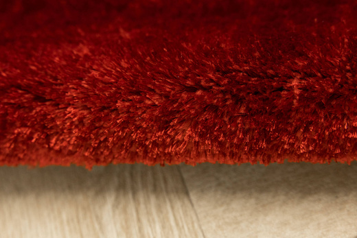 Dywan Shaggy Antypoślizgowy Malmo Czerwony