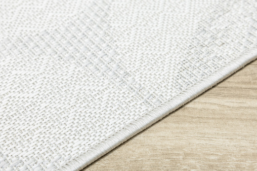 Dywan Sznurkowy Haga 04720A l.grey/cream Szary Beż Krem Kwiaty Outdoor