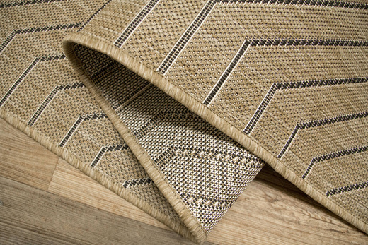 Zewnętrzny Dywan Sznurkowy Jeans 19013/P01 w Heksagony