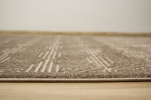 Dywan Teno F0336 Brown Geometria Trójkąty Brąz Beż