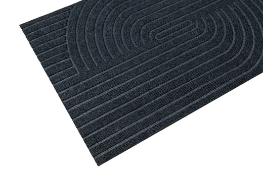 Wycieraczka Antypoślizgowa Tłoczona T-008 Grafit Geometria