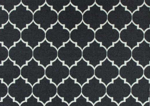 Dywan Clover 29 ciemny szary koniczyna marokańska