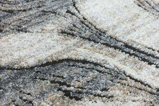 Dywan Matara P176A m.grey/sp.antr Szary Fale