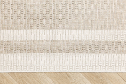Dywan Sznurkowy Haga 04003A vizon/cream Krem Beż Ramka Outdoor