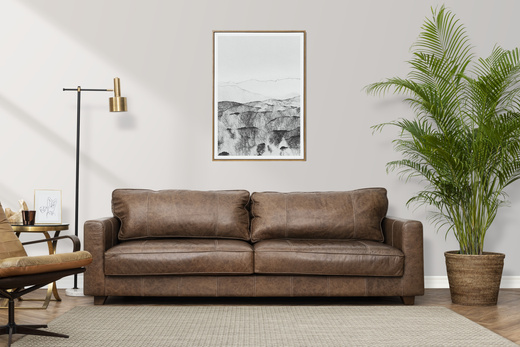 Antypoślizgowy Dywan Scandigel 5787/UT6D Brąz Beż Gruby Splot