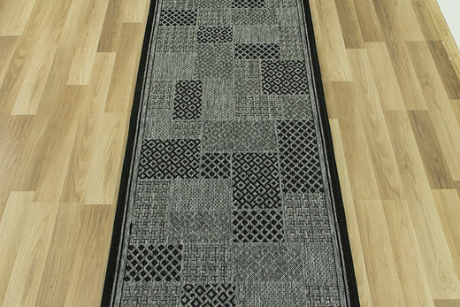 Antypoślizgowy Chodnik Scandigel 2987/DM9Q szary szerokość 80 cm