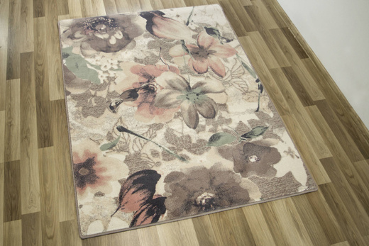 Wełniany Dywan Isfahan Marica Piaskowy