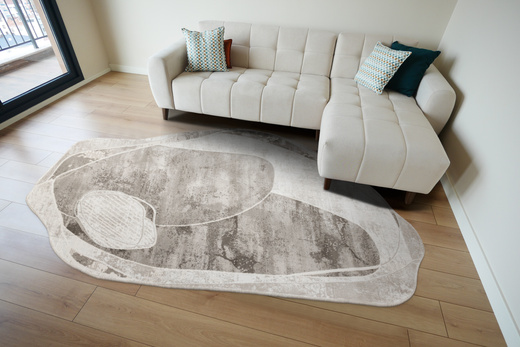 Dywan Selenne GS003A Cream/Beige Szary Beżowy Ksztalt