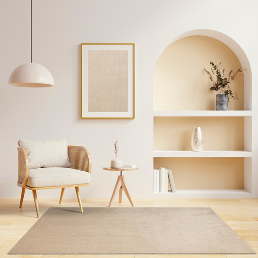 Wykładzina Violin 62 Linen Lśniący Beż Kaszmir szerokość 4 m