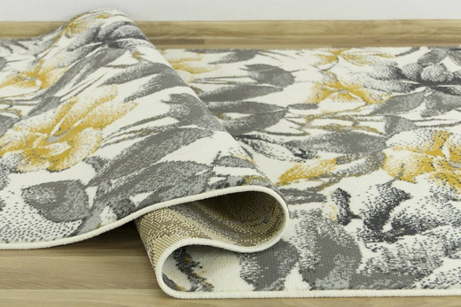 Dywan LUNA 503980/89935 mustard kwiaty