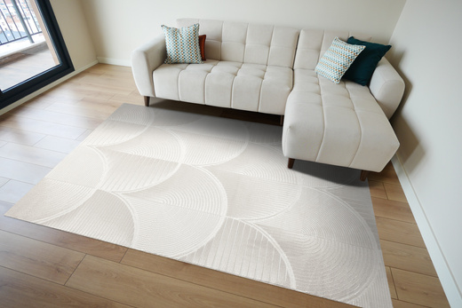 Dywan Factor 50252/260 Cream Wachlarzowy Art Deco