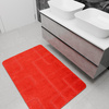 Dywanik Łazienkowy Antypoślizgowy Inez Red Czerwony Geometria