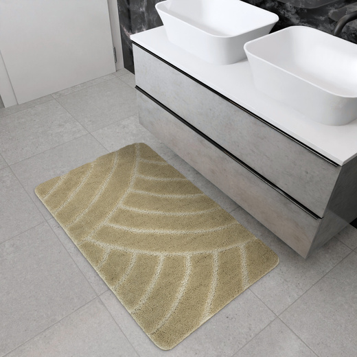 Dywanik Łazienkowy Antypoślizgowy Sash Beż Pasy