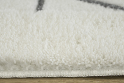 Dywanik do łazienki Jarpol Agadir Lurex Biały