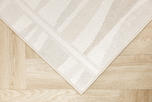 Dywan Sznurkowy Haga 04726A l.grey/cream Krem Beż Szary Fale Outdoor