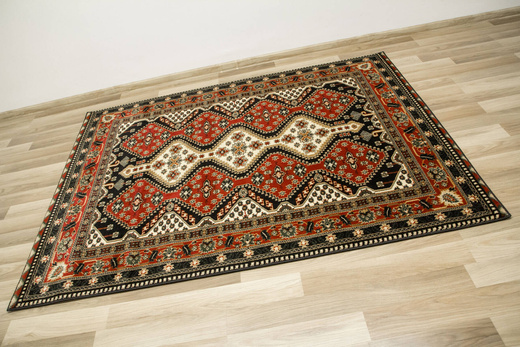Dywan Ornamentowy Afgan 4358A black/red Czerwony Czarny Krem