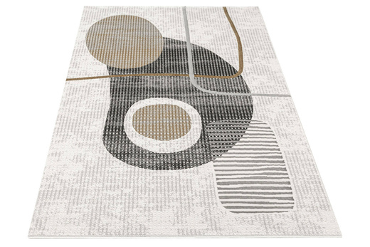 Dywan Verano H555A cream/antrasit Krem Szary Złoty