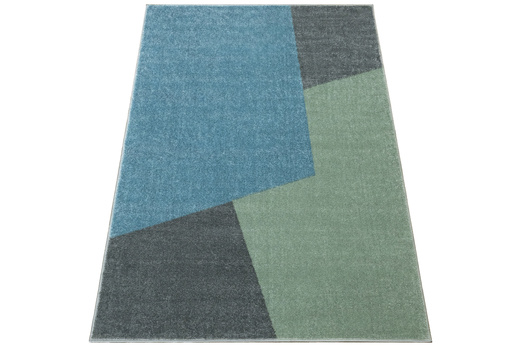 Dywan Dziecięcy Lima M046A blue/green Zielony Szary Niebieski
