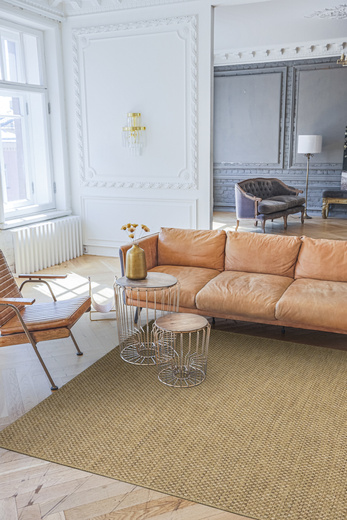 Dywan Sznurkowy Ella ST049A brown/brown Beż Brąz Jodełka Outdoor