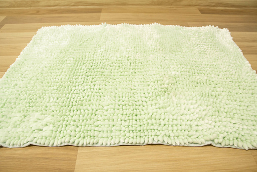 Antypoślizgowy Dywanik Łazienkowy Shiny Chenille Mięta