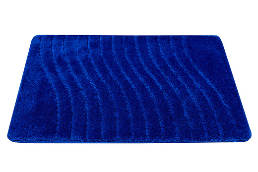 Dywanik Łazienkowy Antypoślizgowy Sara Blue Niebieski Fale