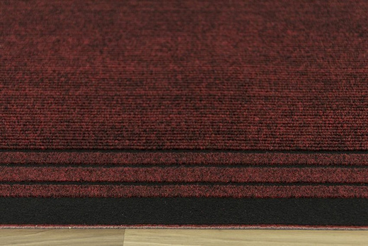 Antypoślizgowy Chodnik Wycieraczka Rekord 877 bordo szerokość 100 cm