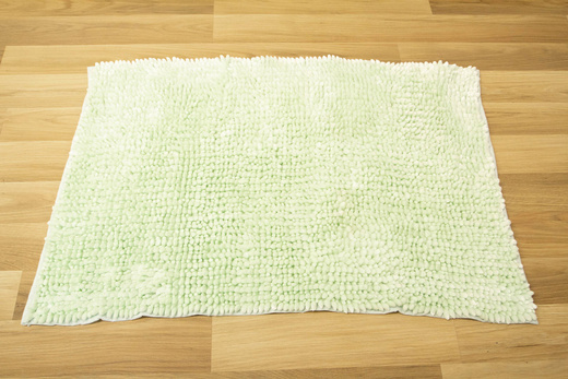Antypoślizgowy Dywanik Łazienkowy Shiny Chenille Mięta
