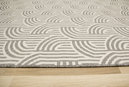 Dywan Dwustronny Sznurkowy Brussels 205725/10010 Silver Linie Outdoor