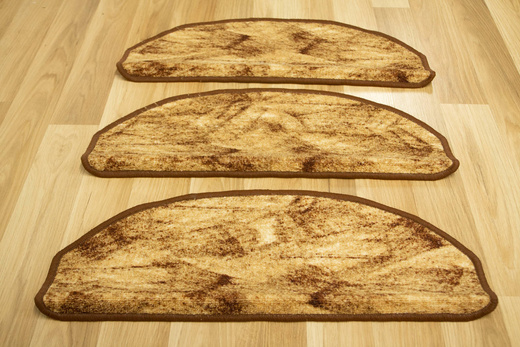 Nakładki półokrągłe Brush 17 Brąz