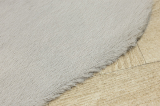 Sztuczna Skóra 50779 Dywanik Beż Kształt Rabbit