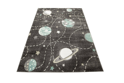 Dywan Lima G759A d.grey/cream Pastelowy Grafit Turkus Planety