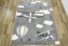  Dywan Lima 9359B l.grey/cream Samoloty Szary Krem