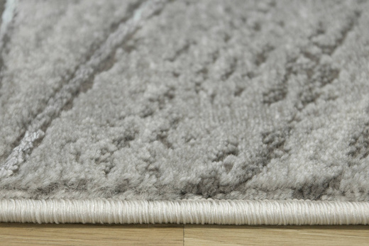 Dywan Felix C179A m.grey/grey Lśniący Marmur Szary Krem Trójkąty