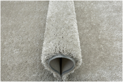 Wykładzina Luksusowa Shaggy Silky 72 Srebrzysty Szary szerokość 4 m