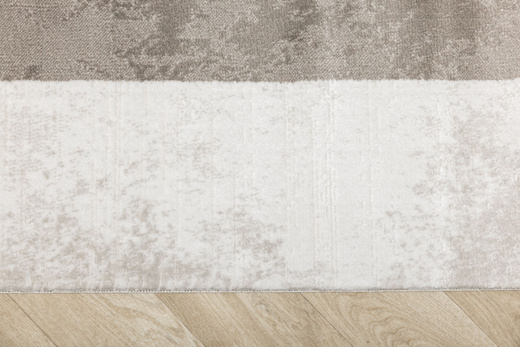 Dywan Kashmir KR168S Vizon/Black Szarobeżowy Złoty Abstrakcja