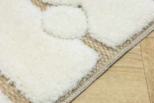 Dywan Shaggy Lula Soft IM49A Krem Beż Kropki