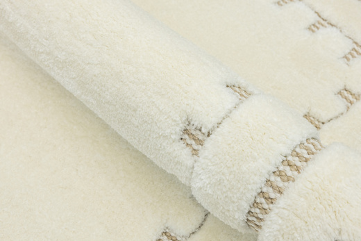 Dywan Shaggy Lula Soft IM41A Krem Beż Ramka