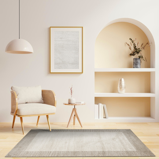 Dywan Matara P139A l.beige/m.beig Beż Krem Kaszmir Geometria Ramka