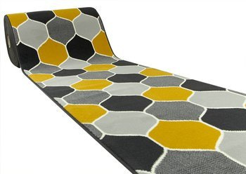 Chodnik luna 503833/89925 koniczyna szaro-żółta szerokość 100 cm