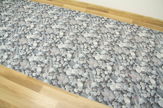 Mata Łazienkowa Softy-tex 910 Niebieskie Kamienie szerokość 130 cm